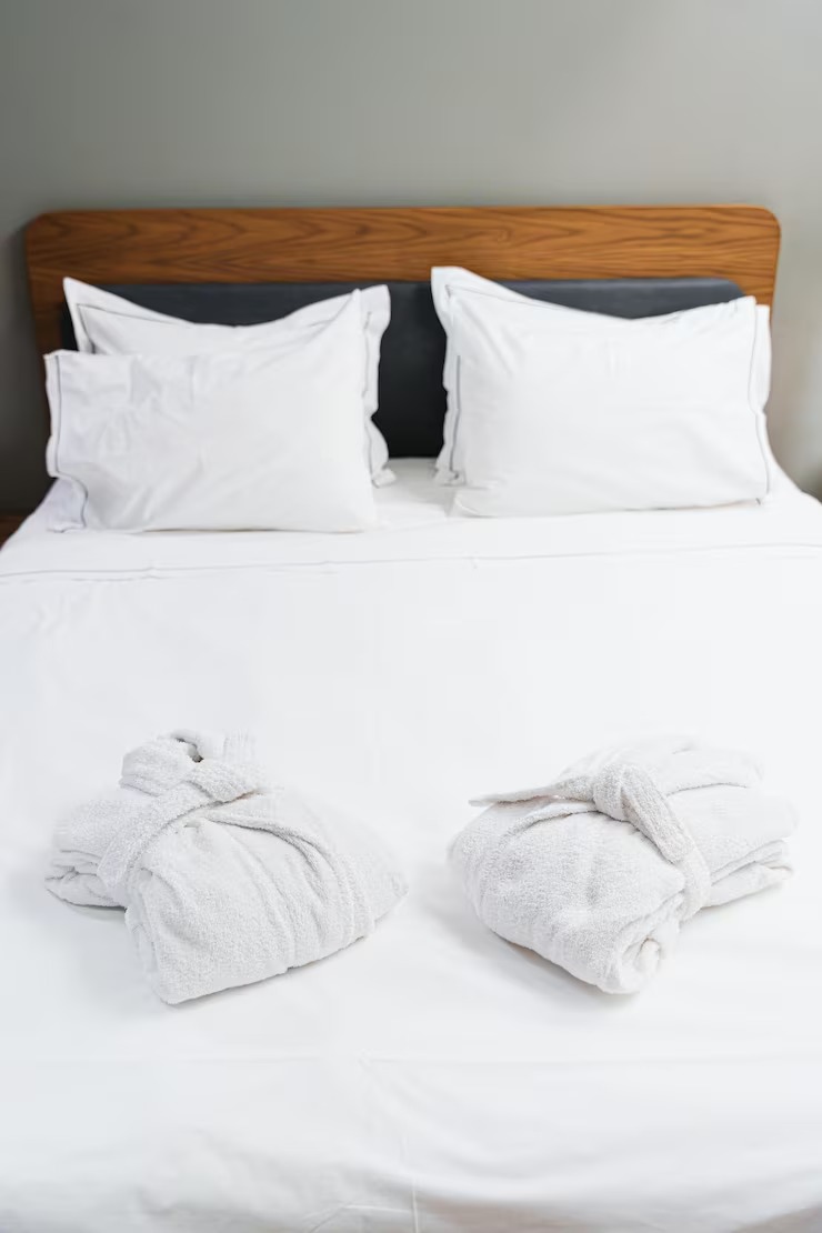 Comfortable Bed Bathrobes Bedtime Rest Spa Relaxation by Orient Uniforms for customers in Dubai, Abu Dhabi, Sharjah, Ajman and across the UAE