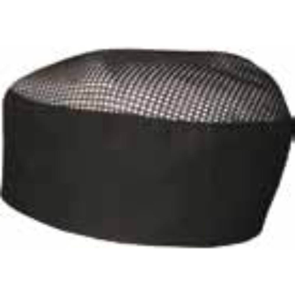 Black Cap Chef Cap by Orient Uniforms for customers in Dubai, Abu Dhabi, Sharjah, Ajman and across the UAE