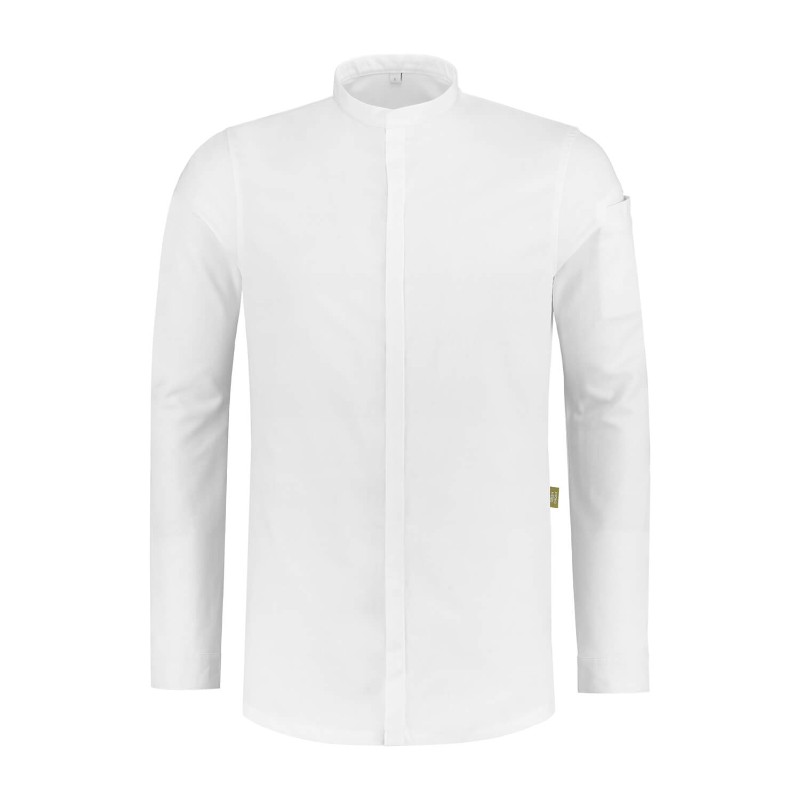 Plain Chef Shirt Conceal Zipper by Orient Uniforms for customers in Dubai, Abu Dhabi, Sharjah, Ajman and across the UAE