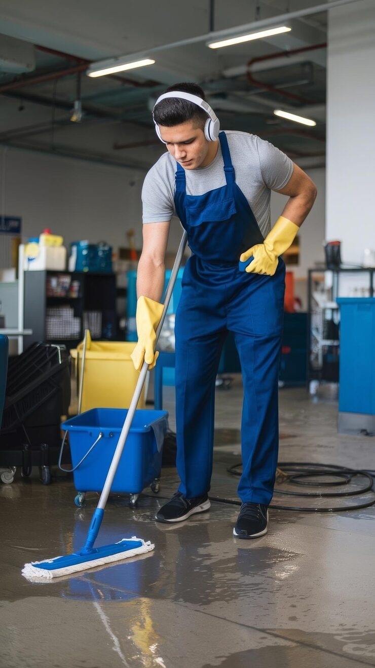 12 Cleaning Headphones Washing Floor 926199 by Orient Uniforms for customers in Dubai, Abu Dhabi, Sharjah, Ajman and across the UAE