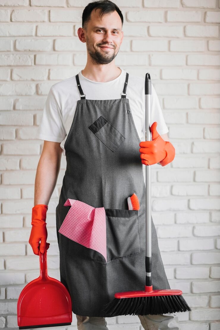 Cleaning Uniform 20 Broom 23 2148521058 by Orient Uniforms for customers in Dubai, Abu Dhabi, Sharjah, Ajman and across the UAE