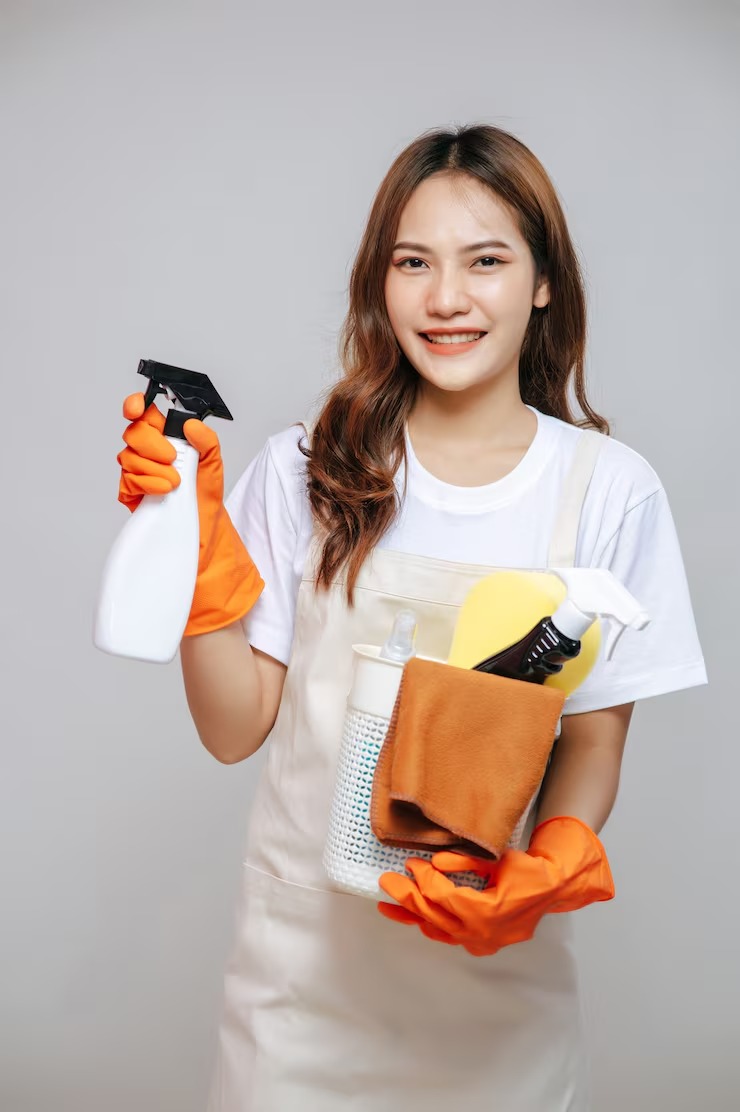 Rubber Gloves Smile Cleaning Equipm by Orient Uniforms for customers in Dubai, Abu Dhabi, Sharjah, Ajman and across the UAE