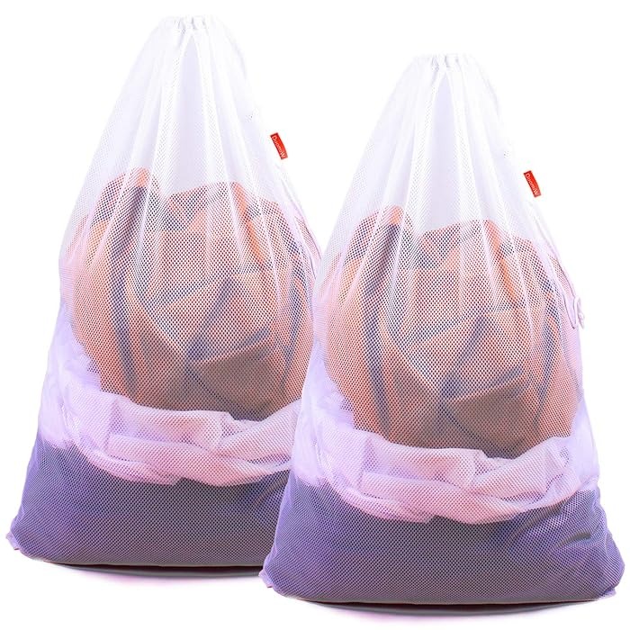 Mesh Material White 2 Laundry Bag by Orient Uniforms for customers in Dubai, Abu Dhabi, Sharjah, Ajman and across the UAE