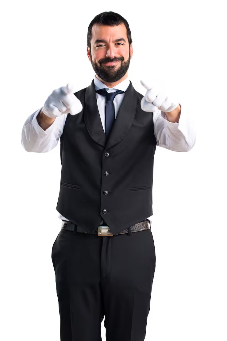 20 Waiter Pointing 1368 1421