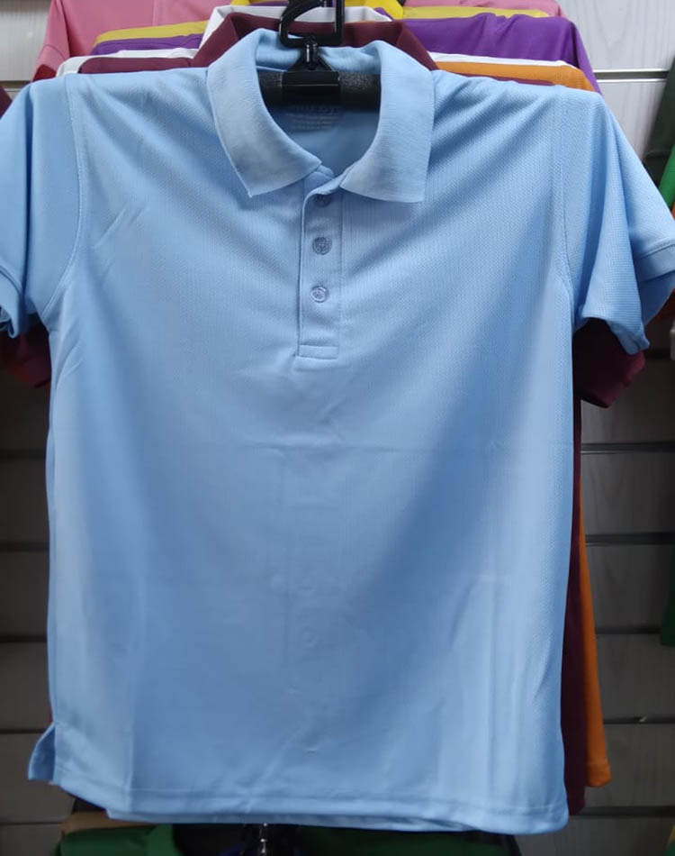 Dry Fit Collection Polo Bluee Color Polyester Mesh by Orient Uniforms for customers in Dubai, Abu Dhabi, Sharjah, Ajman and across the UAE