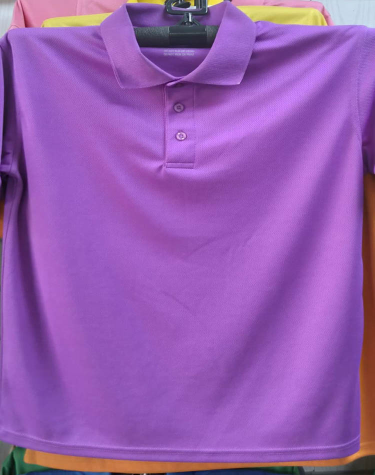 Dry Fit Collection Polo Purple Color Polyester Mesh by Orient Uniforms for customers in Dubai, Abu Dhabi, Sharjah, Ajman and across the UAE