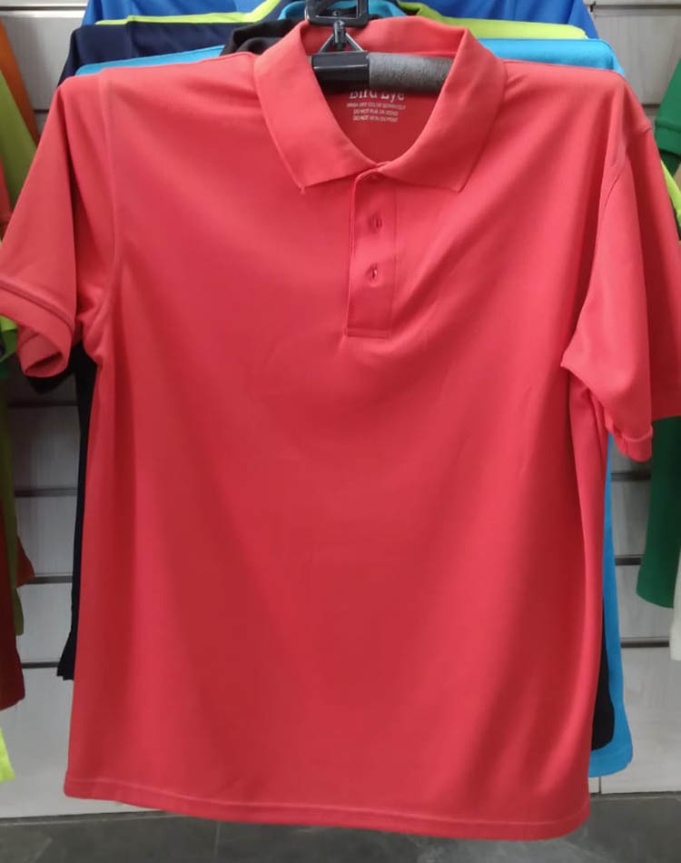 Dry Fit Collection Polo Red Color Polyester Mesh by Orient Uniforms for customers in Dubai, Abu Dhabi, Sharjah, Ajman and across the UAE