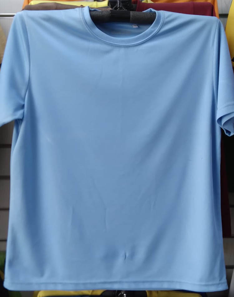 Dry Fit Collection Bluee Color Polyester Mesh by Orient Uniforms for customers in Dubai, Abu Dhabi, Sharjah, Ajman and across the UAE