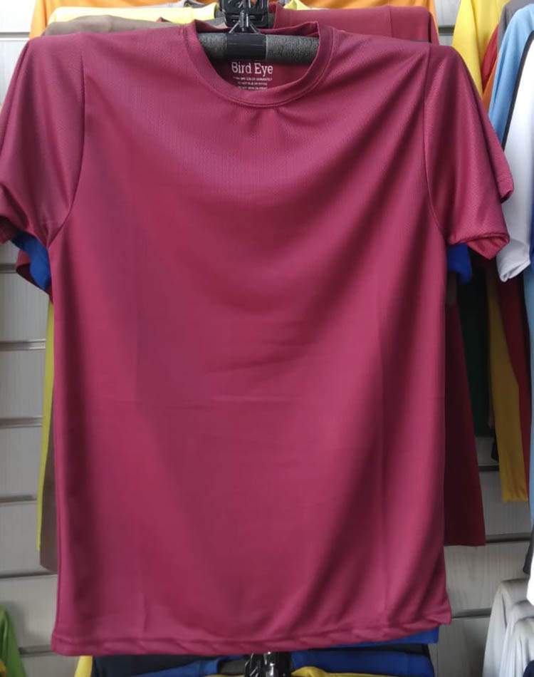 Dry Fit Collection Maroon Color Polyester Mesh by Orient Uniforms for customers in Dubai, Abu Dhabi, Sharjah, Ajman and across the UAE
