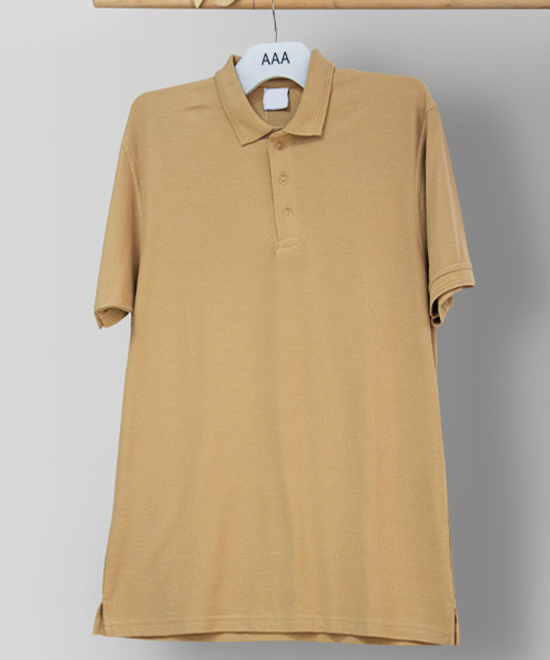 Kids Tshirts Beige Color Polo Age 3 Years by Orient Uniforms for customers in Dubai, Abu Dhabi, Sharjah, Ajman and across the UAE