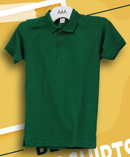 Kids Tshirts Dark Green 2 4 Years by Orient Uniforms for customers in Dubai, Abu Dhabi, Sharjah, Ajman and across the UAE