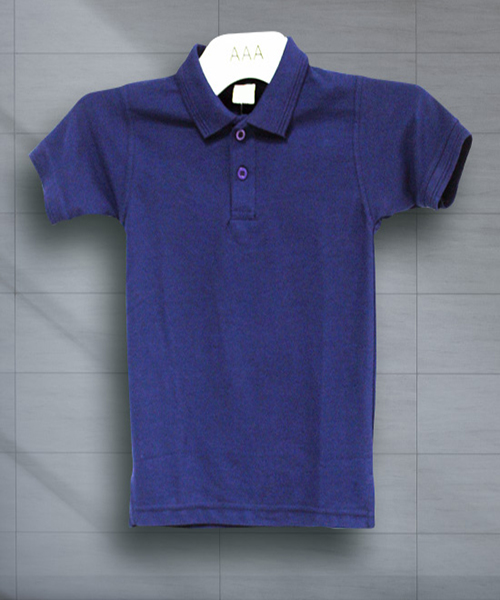 Kids Tshirts Navy Bluee Polo 3 4 Years by Orient Uniforms for customers in Dubai, Abu Dhabi, Sharjah, Ajman and across the UAE