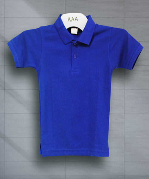 Kids Tshirts Royal Bluee Polo 3 Years by Orient Uniforms for customers in Dubai, Abu Dhabi, Sharjah, Ajman and across the UAE