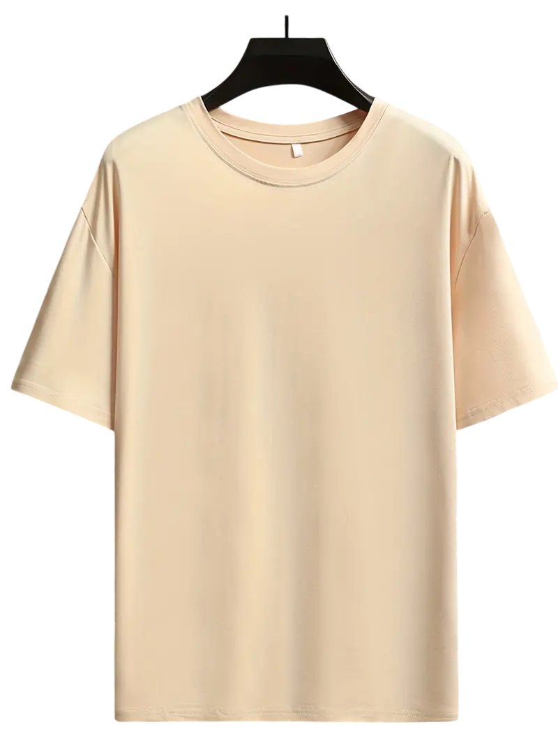 Oversize Tshirts Beige Color Tshirt by Orient Uniforms for customers in Dubai, Abu Dhabi, Sharjah, Ajman and across the UAE