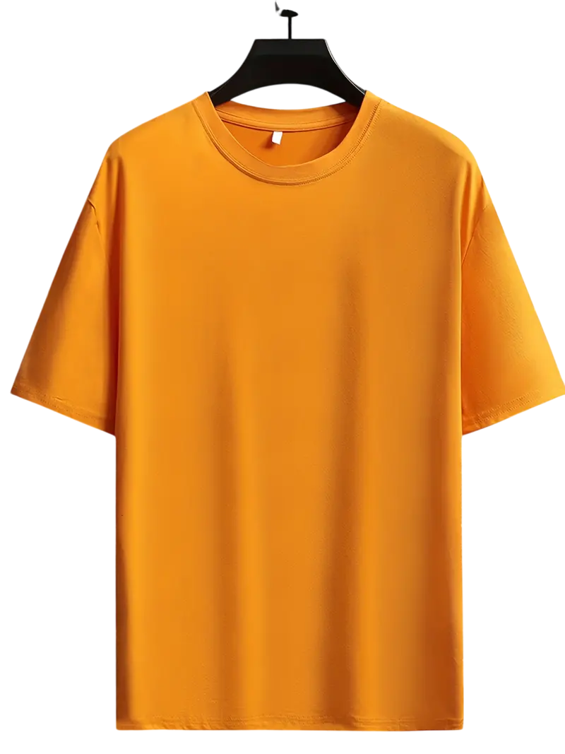 Oversize Tshirts Golden Yellow Color Tshirt by Orient Uniforms for customers in Dubai, Abu Dhabi, Sharjah, Ajman and across the UAE