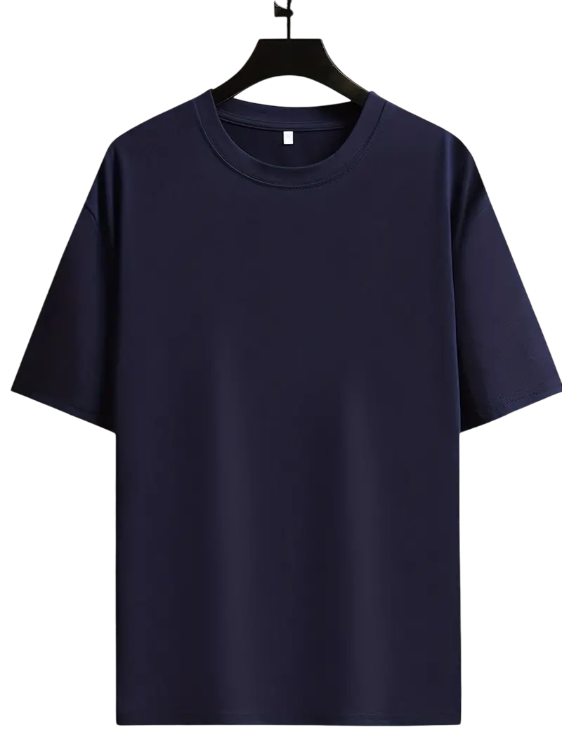 Oversize Tshirts Navy Bluee Tshirt by Orient Uniforms for customers in Dubai, Abu Dhabi, Sharjah, Ajman and across the UAE