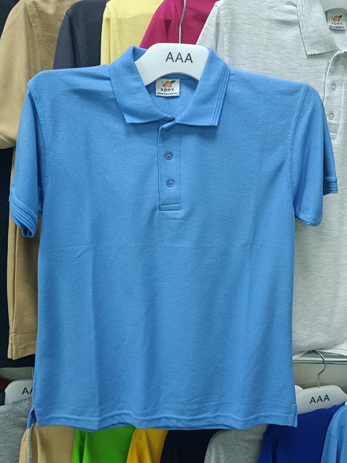 Polo S Bluee Shirt by Orient Uniforms for customers in Dubai, Abu Dhabi, Sharjah, Ajman and across the UAE