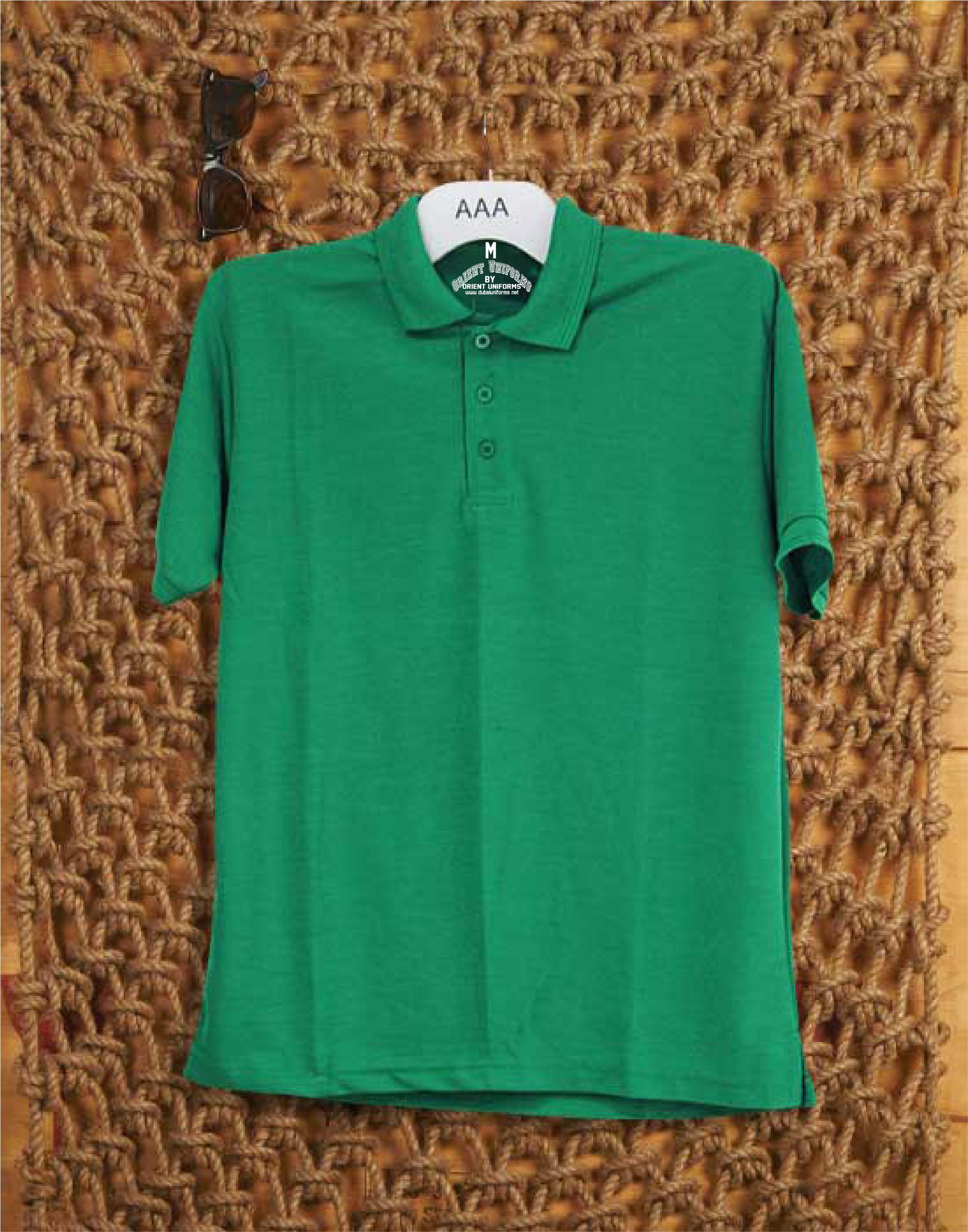 Polo S Green Shirt by Orient Uniforms for customers in Dubai, Abu Dhabi, Sharjah, Ajman and across the UAE