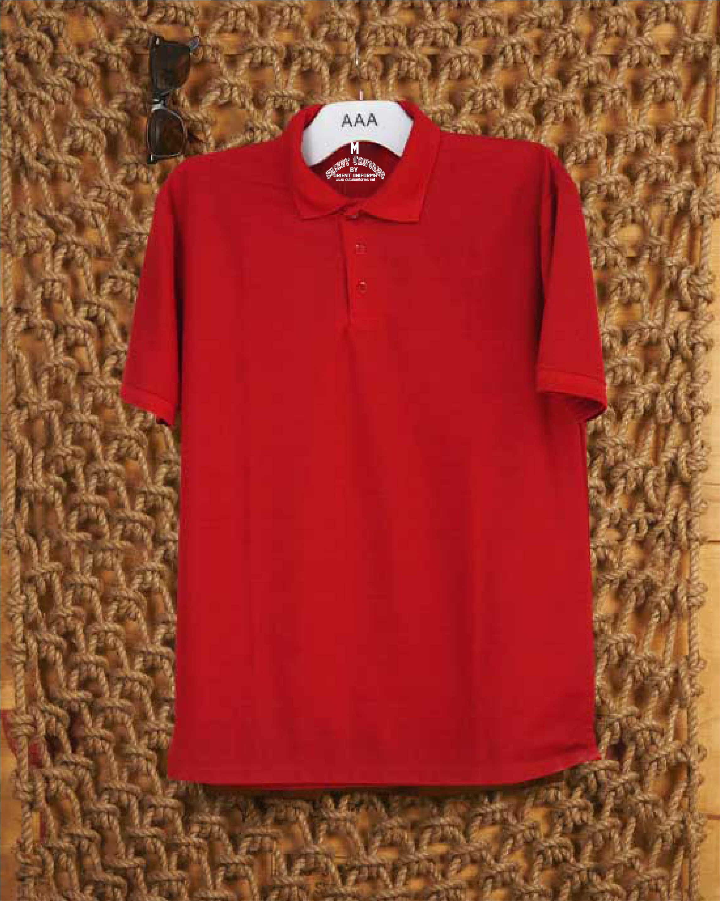 Polo S Red Shirt by Orient Uniforms for customers in Dubai, Abu Dhabi, Sharjah, Ajman and across the UAE