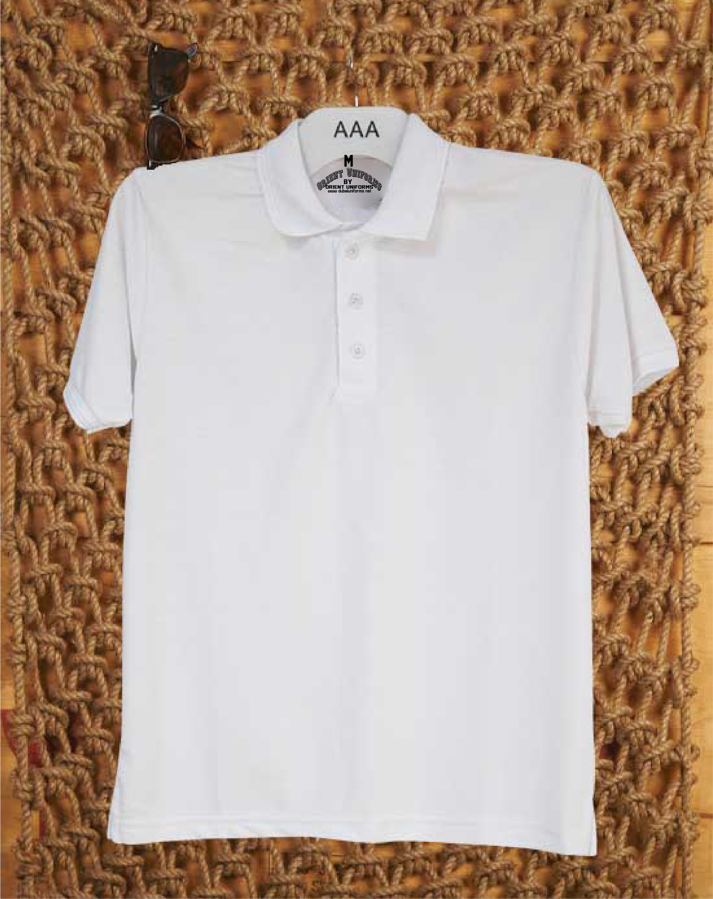 Polo S White Shirt by Orient Uniforms for customers in Dubai, Abu Dhabi, Sharjah, Ajman and across the UAE