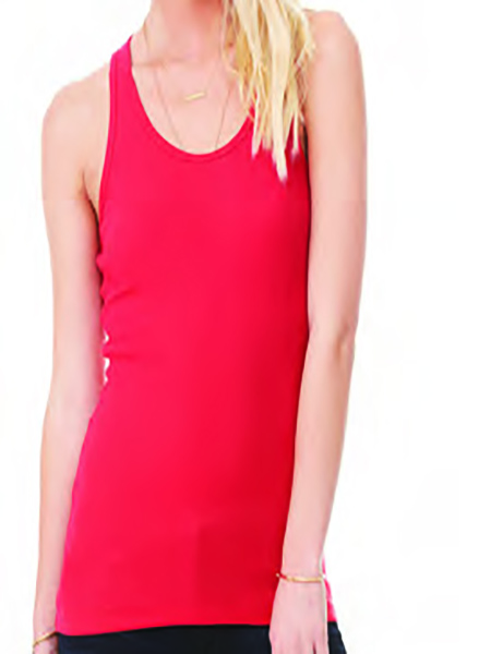V Neck Tshirts Red Cotton Vest Ladies by Orient Uniforms for customers in Dubai, Abu Dhabi, Sharjah, Ajman and across the UAE
