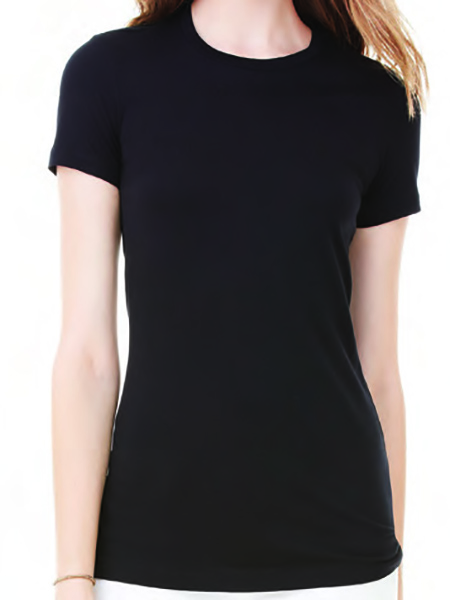 V Neck Tshirts Round Black Cotton Tshirt by Orient Uniforms for customers in Dubai, Abu Dhabi, Sharjah, Ajman and across the UAE